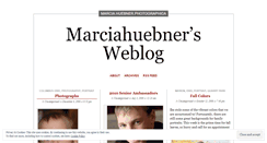 Desktop Screenshot of marciahuebner.wordpress.com