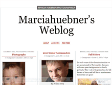 Tablet Screenshot of marciahuebner.wordpress.com