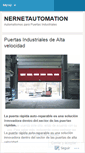 Mobile Screenshot of nernetautomation.wordpress.com