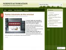 Tablet Screenshot of nernetautomation.wordpress.com
