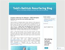 Tablet Screenshot of bathtubresurfacing.wordpress.com