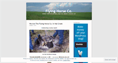 Desktop Screenshot of flyinghorse.wordpress.com