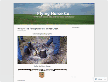 Tablet Screenshot of flyinghorse.wordpress.com