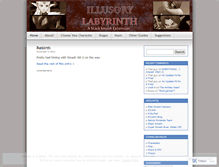 Tablet Screenshot of illusorylabyrinth.wordpress.com