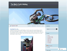 Tablet Screenshot of bikenfool.wordpress.com