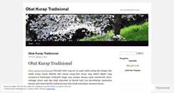 Desktop Screenshot of obatkuraptradisionalplus.wordpress.com