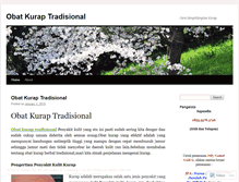 Tablet Screenshot of obatkuraptradisionalplus.wordpress.com