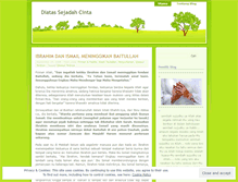 Tablet Screenshot of diatassejadahcinta.wordpress.com