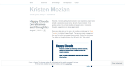 Desktop Screenshot of kristenmozian.wordpress.com