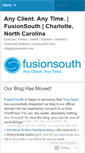 Mobile Screenshot of fusionsouth.wordpress.com