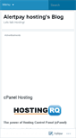 Mobile Screenshot of alertpayhosting.wordpress.com