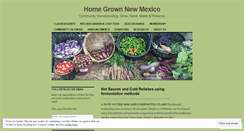 Desktop Screenshot of homegrownnewmexico.wordpress.com