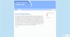 Desktop Screenshot of coachlclark.wordpress.com