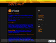 Tablet Screenshot of kar26.wordpress.com