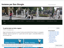 Tablet Screenshot of insiemepersangiorgio.wordpress.com