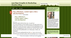 Desktop Screenshot of ecosignworks.wordpress.com