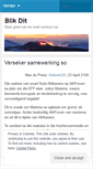 Mobile Screenshot of blikdit.wordpress.com