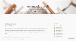 Desktop Screenshot of emanuelaaureli.wordpress.com