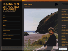 Tablet Screenshot of luminarieswithoutboundaries.wordpress.com