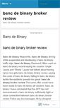 Mobile Screenshot of hsiping.bancdebinarybrokerreview.wordpress.com