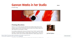 Desktop Screenshot of gannonweeks.wordpress.com