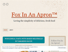 Tablet Screenshot of foxinanapron.wordpress.com