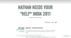 Desktop Screenshot of ndia2011.wordpress.com