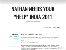 Tablet Screenshot of ndia2011.wordpress.com