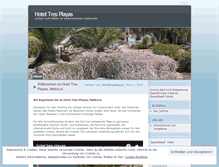 Tablet Screenshot of hoteltresplayas.wordpress.com