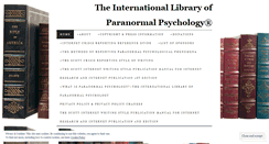 Desktop Screenshot of paranormalpsychology.wordpress.com