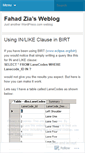 Mobile Screenshot of fahadzia.wordpress.com