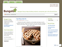 Tablet Screenshot of bungalogroup.wordpress.com