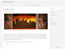 Tablet Screenshot of marlibettiol.wordpress.com