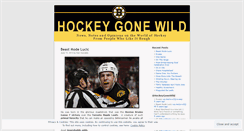 Desktop Screenshot of hockeygonewild.wordpress.com