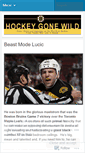 Mobile Screenshot of hockeygonewild.wordpress.com