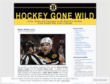 Tablet Screenshot of hockeygonewild.wordpress.com