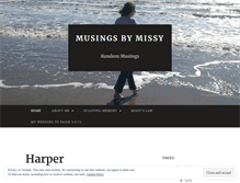 Tablet Screenshot of musingsbymissy.wordpress.com