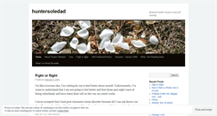 Desktop Screenshot of huntersoledad.wordpress.com