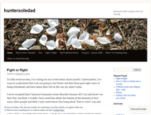 Tablet Screenshot of huntersoledad.wordpress.com
