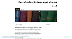 Desktop Screenshot of freerapidsharemp3albums.wordpress.com