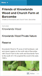 Mobile Screenshot of knowlandswood.wordpress.com