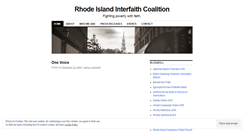 Desktop Screenshot of interfaithri.wordpress.com