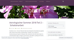 Desktop Screenshot of federleicht.wordpress.com