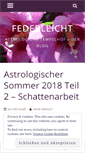 Mobile Screenshot of federleicht.wordpress.com