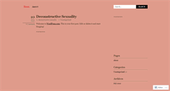 Desktop Screenshot of deconstructivesexuality.wordpress.com