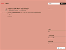 Tablet Screenshot of deconstructivesexuality.wordpress.com