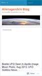 Mobile Screenshot of alienagenda.wordpress.com