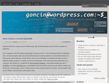 Tablet Screenshot of goncin.wordpress.com