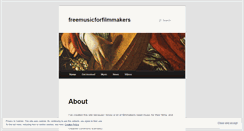 Desktop Screenshot of freemusicforfilmmakers.wordpress.com