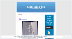 Desktop Screenshot of keobonbon.wordpress.com